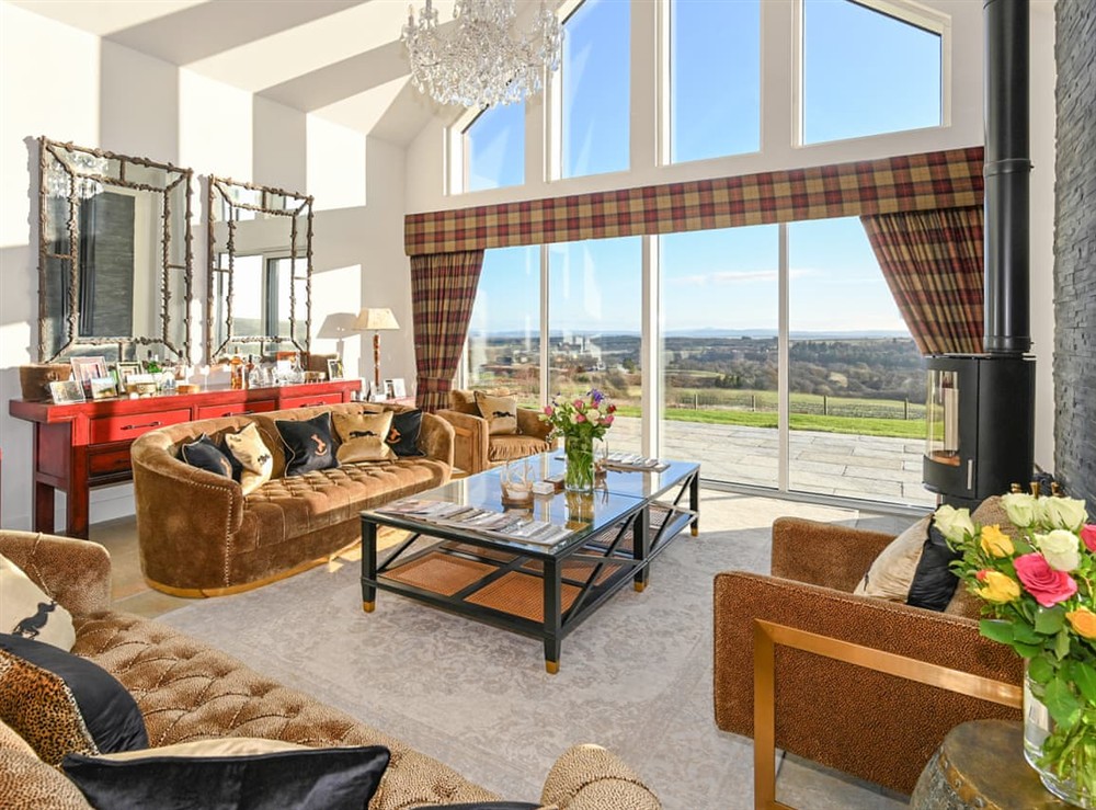 Living area (photo 2) at Kipney Farmhouse in Logiealmond, near Crieff, Perthshire