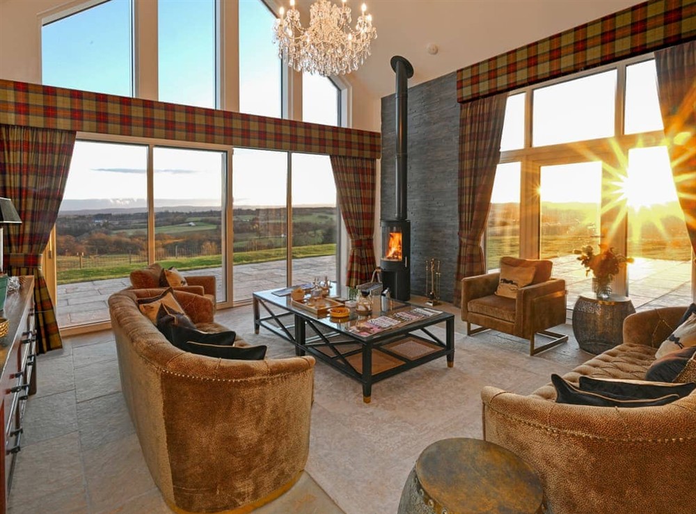 Living area (photo 3) at Kipney Farmhouse in Logiealmond, near Crieff, Perthshire