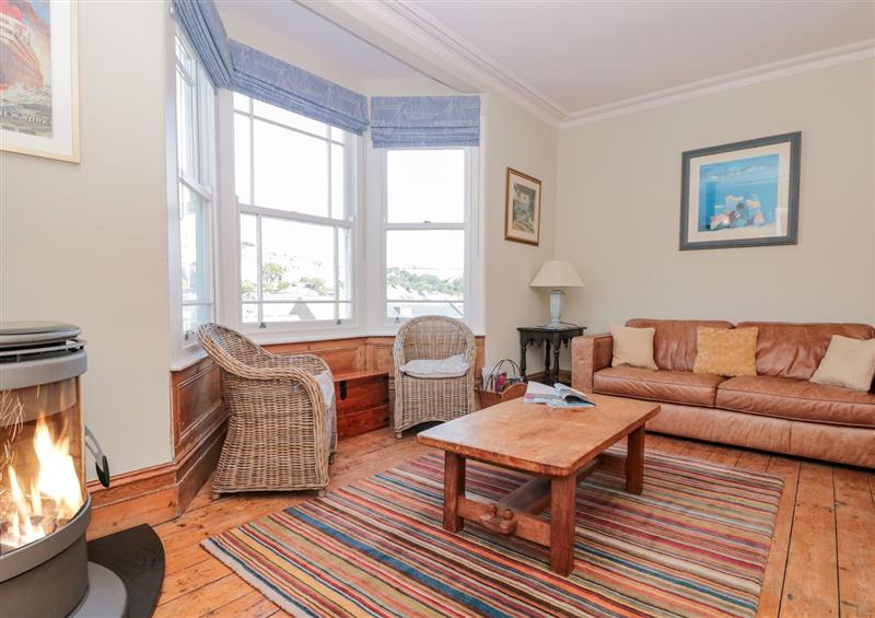 Enjoy the living room at Kipper Lodge, Dartmouth