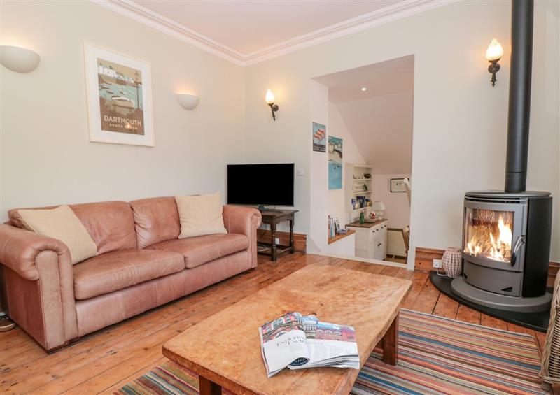 Relax in the living area at Kipper Lodge, Dartmouth