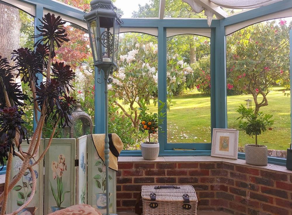 Conservatory at Kippling Cottage in Etchingham, East Sussex