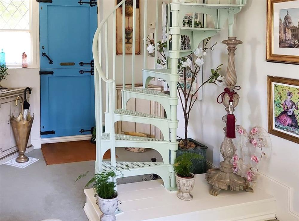 Stairs at Kippling Cottage in Etchingham, East Sussex
