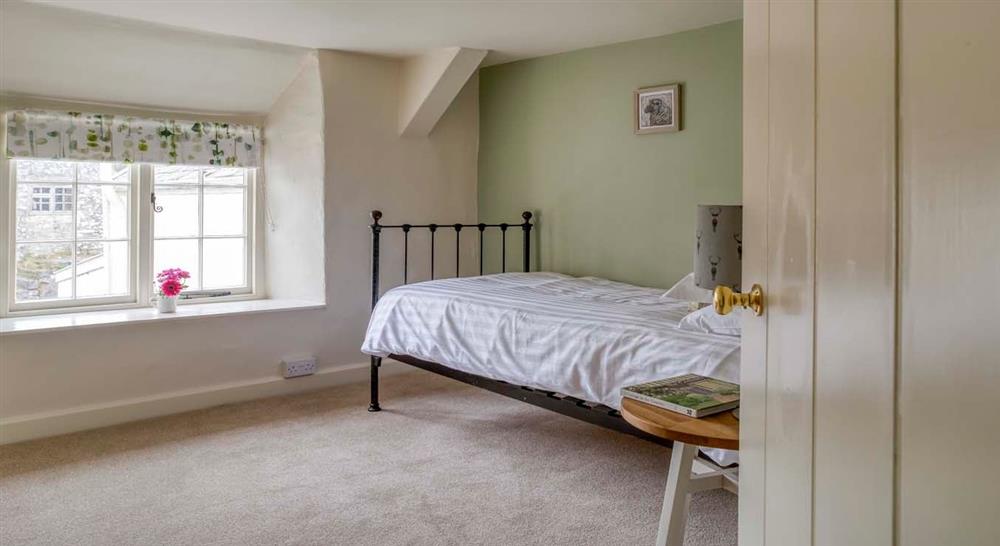 The single bedroom at Kipscombe Cottage in Lynton, Devon