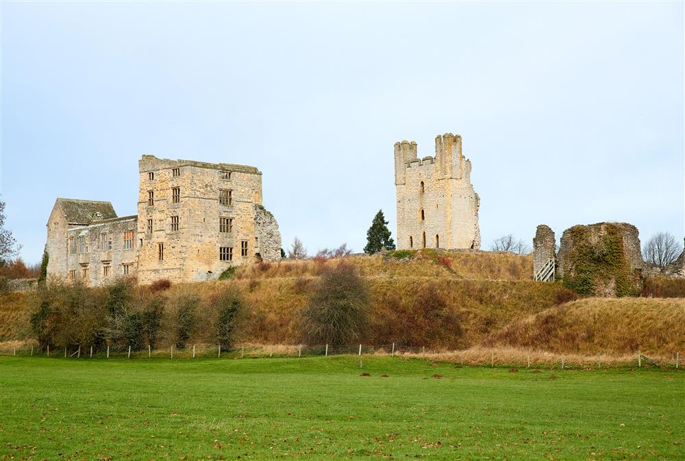 Helmsley Castle’s 12th century ruins at Kirby Cottage, Harome