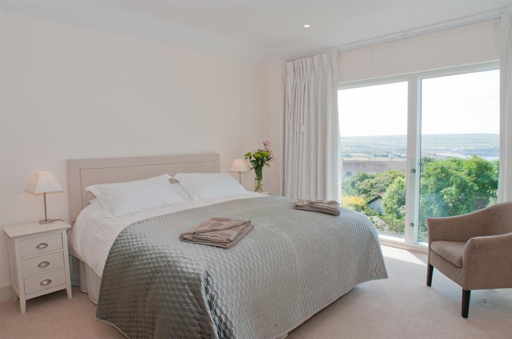 Second double room with 6" double bed and sea views at Kirkdale in Thurlestone, Nr Kingsbridge