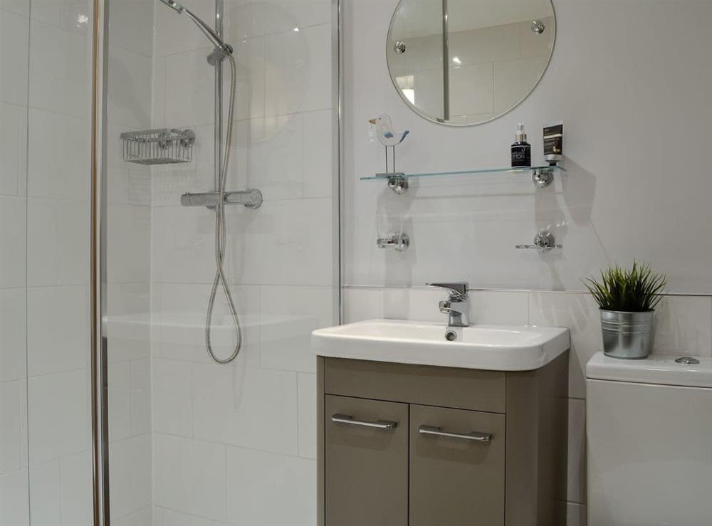 Shower room at Kirkeway in Allonby, near Maryport, Cumbria