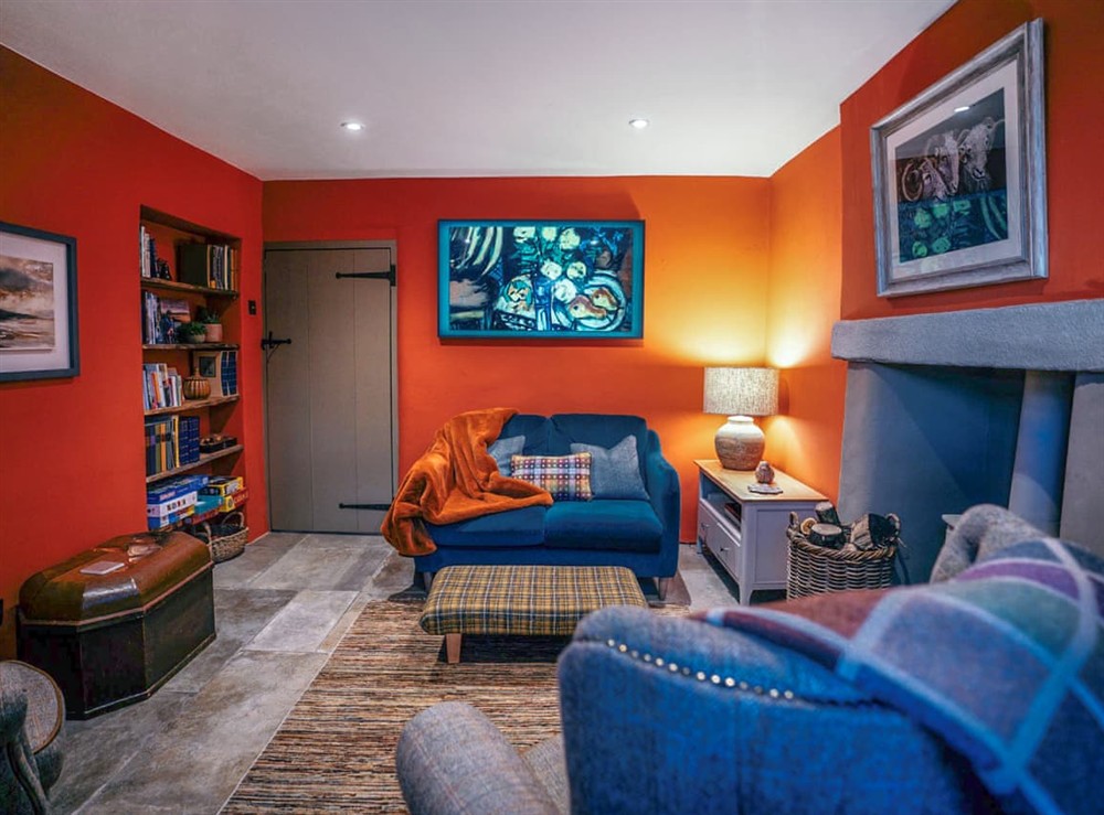 Living room at Kirkfell Cottage in High Lorton, Cumbria