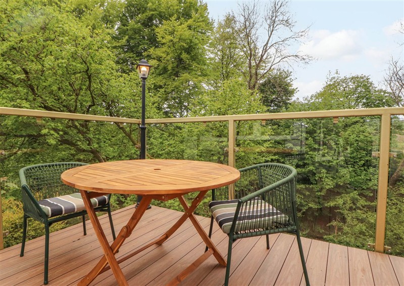 The patio at Kirkland Howe Cottage, Arlecdon