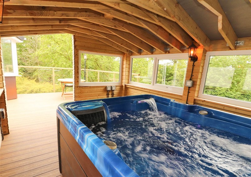 There is a hot tub at Kirkland Howe Cottage, Arlecdon