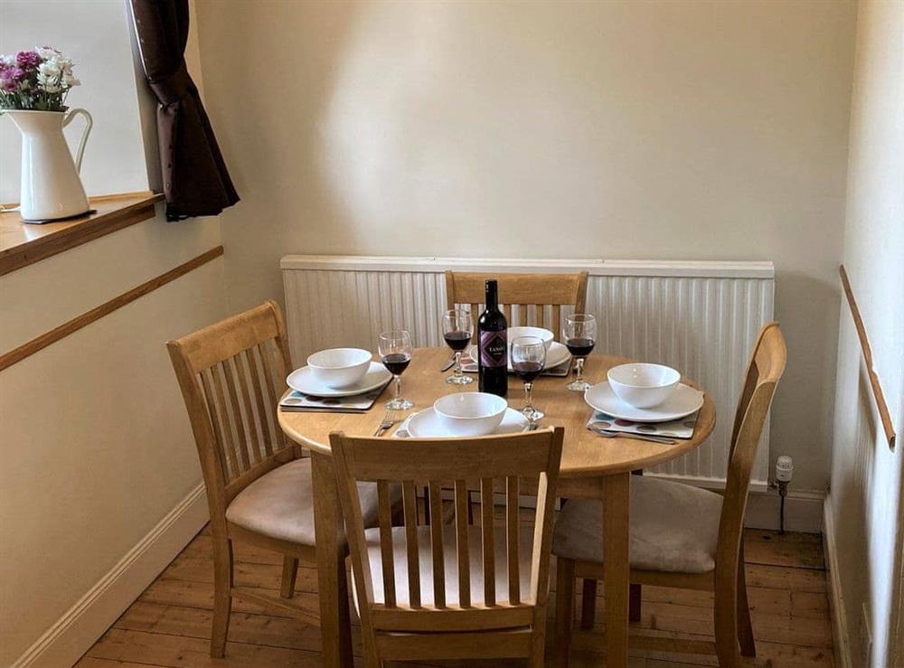 Dining Area at Kirkside Cottage in Upper Largo, Leven, Fife., Great Britain