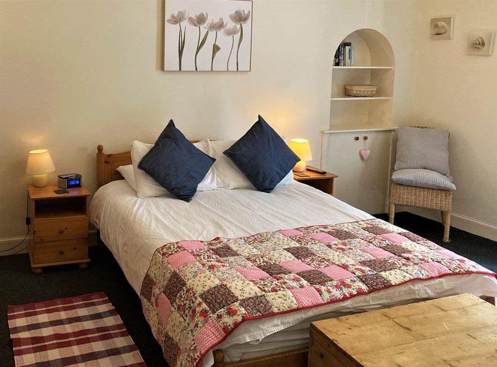 Master bedroom at Kirkside Cottage in Upper Largo, Leven, Fife., Great Britain