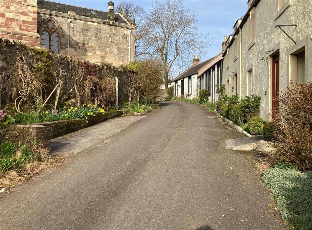 Property can be seen at the top of the lane at Kirkside Cottage in Upper Largo, Leven, Fife., Great Britain