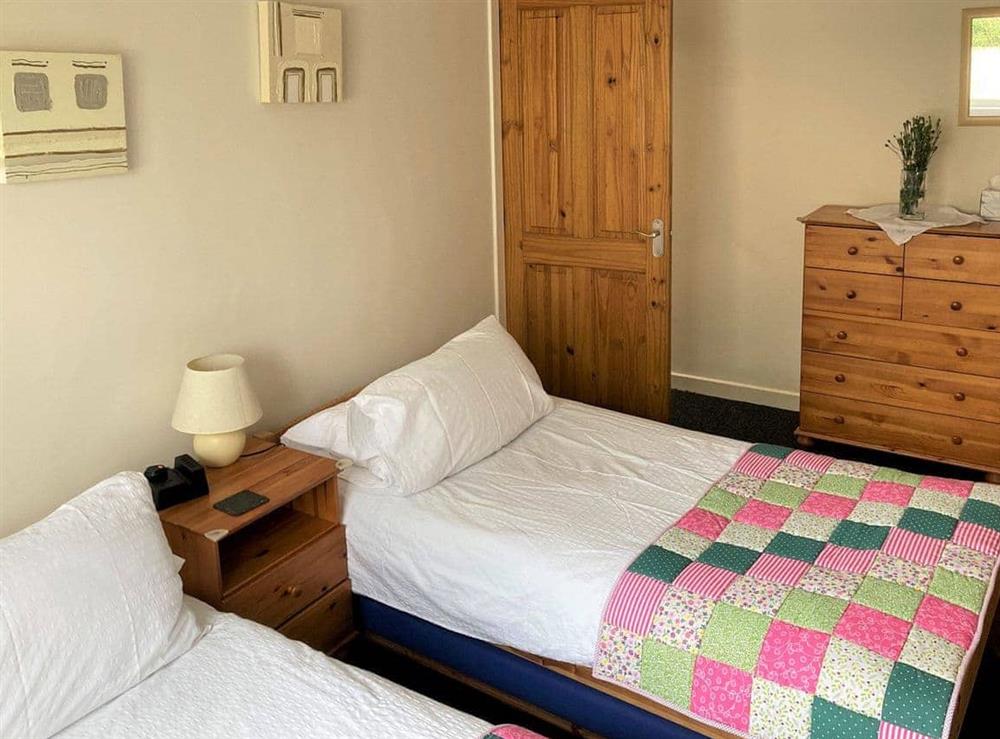 Twin bedroom at Kirkside Cottage in Upper Largo, Leven, Fife., Great Britain