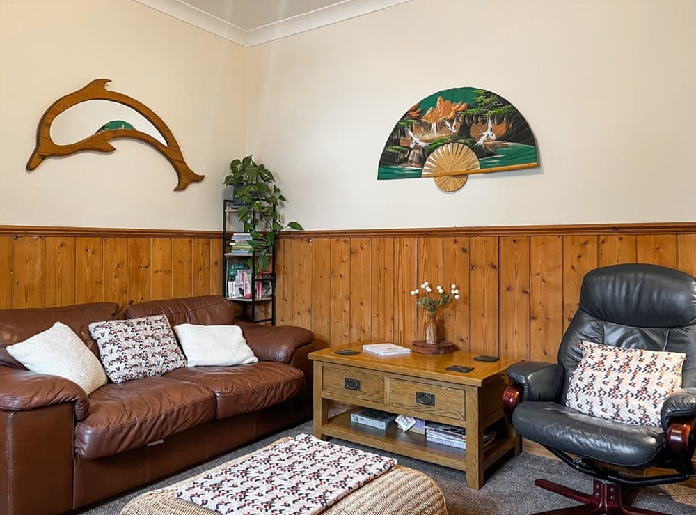 Living room at Kirkton in Castle Douglas, Kirkcudbrightshire