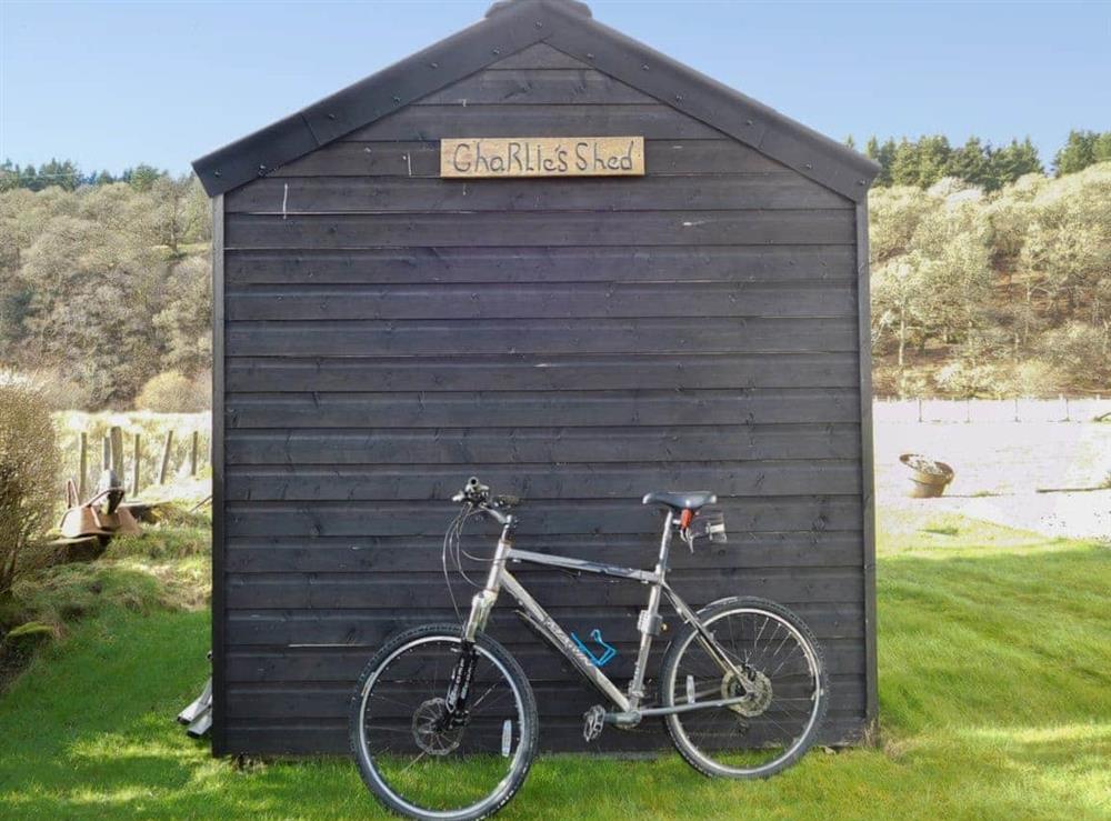 Bike store available by arrangement at Kirnan Cottage in Kilmichael Glassary, near Lochgilphead, Argyll