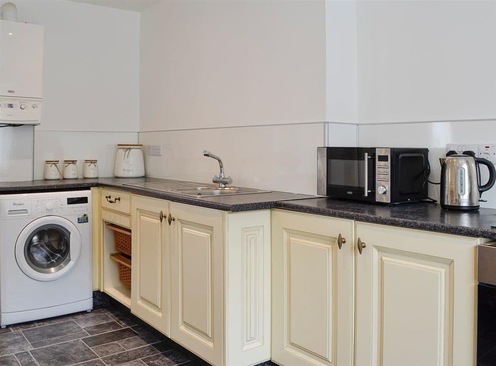 Well-appointed kitchen at Kirroughtree Steading in Newton Stewart, Dumfries and Galloway, Wigtownshire