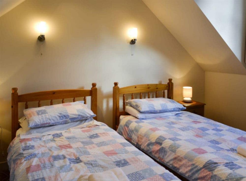 Twin bedroom at Kirsty Cottage in Moffat, Dumfriesshire