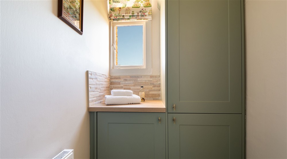The utility room at Kitchen Garden Cottage in Worksop, Nottinghamshire