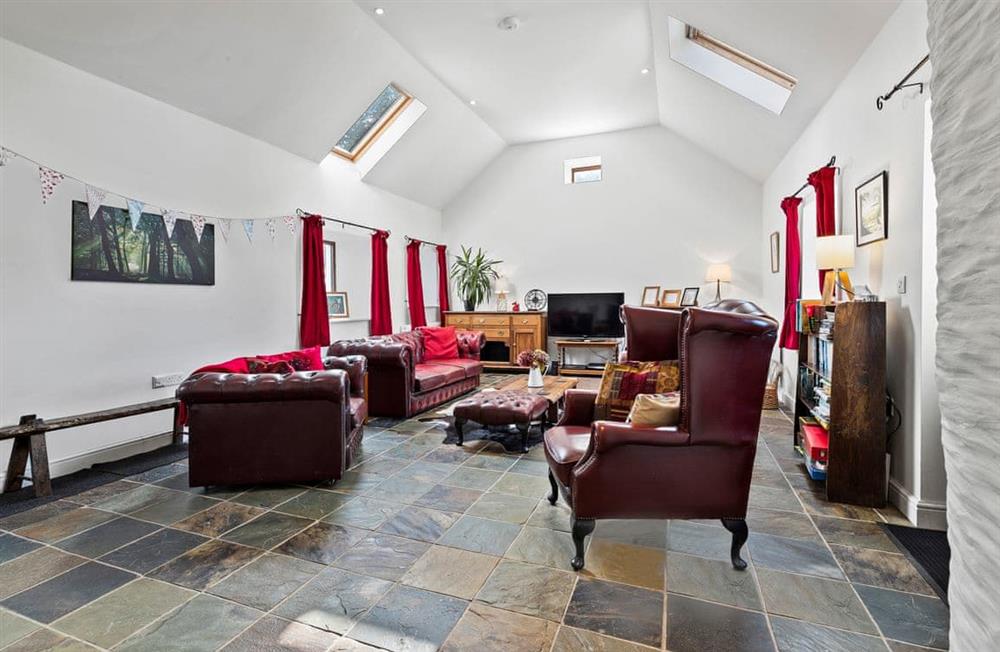 This is the living room at Kite Cottage in Cenarth, Carmarthenshire, Dyfed