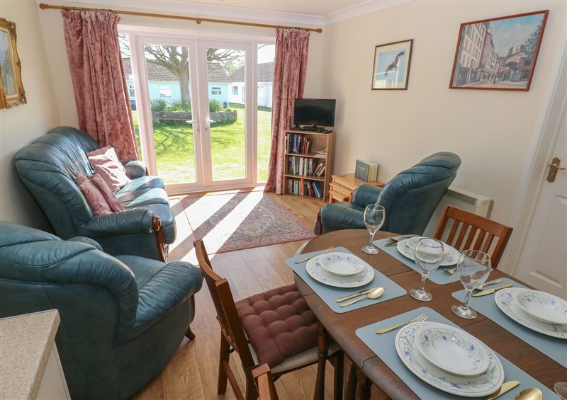 Enjoy the living room at Kites - 52 Gower Holiday Village, Scurlage near Port Eynon and Rhossili