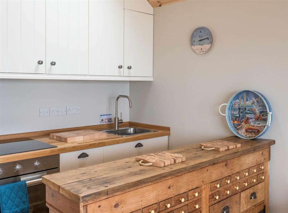 Kitchen area at Kittiwake in Cowes, Isle of Wight