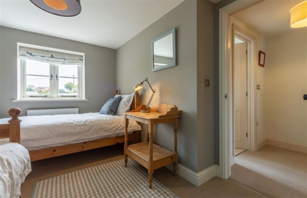 First floor: Bedroom three, twin room (photo 2) at Kitty Coot, Burnham Overy Staithe near Kings Lynn