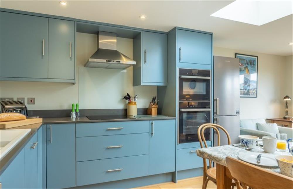 Ground floor: The modern kitchen is well-equipped at Kitty Coot, Burnham Overy Staithe near Kings Lynn