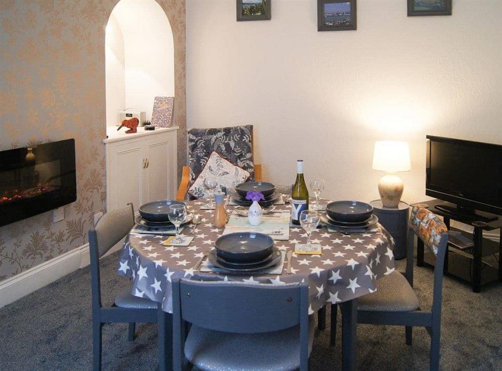 Dining room at Kiwi Corner in Amble, near Warkworth, Northumberland