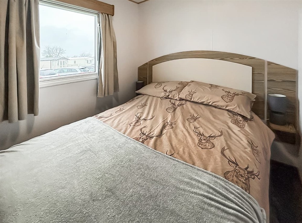 Double bedroom at Kjs Holiday Haven in Ayr, Ayrshire