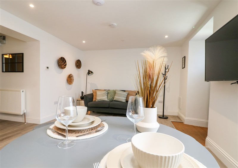The living room at Klysa, Camborne