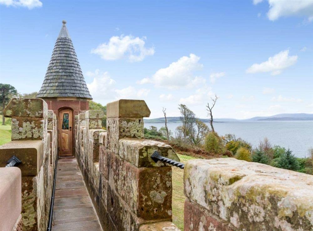 Fairytale tower with stunning views at Knock Old Castle in Largs, Ayrshire