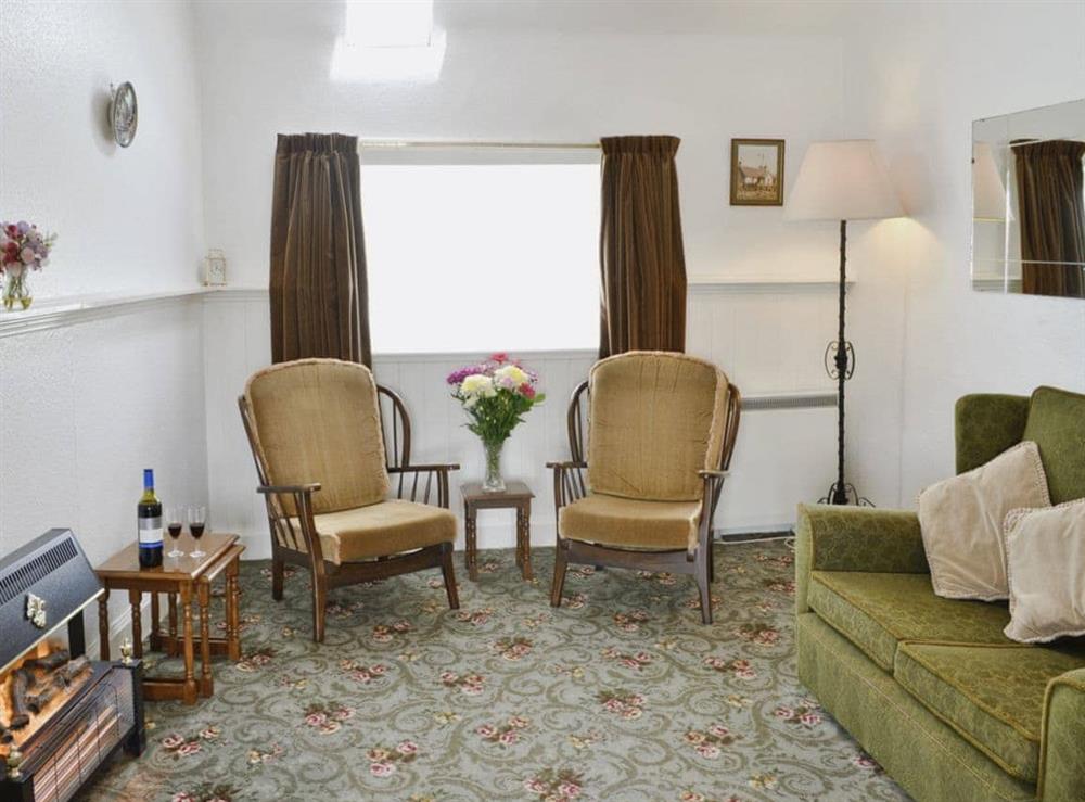 Living room at Knock School Cottage in Monreith, near Port William, Wigtownshire