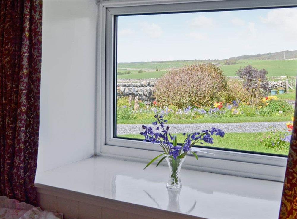 View at Knock School Cottage in Monreith, near Port William, Wigtownshire