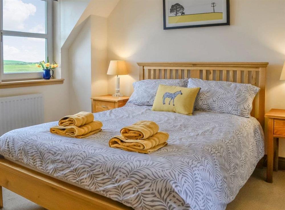 Double bedroom at Knockinaam House in Portpatrick, Wigtownshire