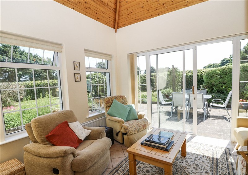 Relax in the living area at Knockroe Lodge, Lacken near New Ross