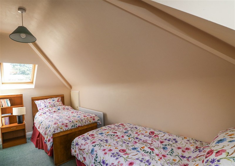 This is a bedroom at Knockroe Lodge, Lacken near New Ross