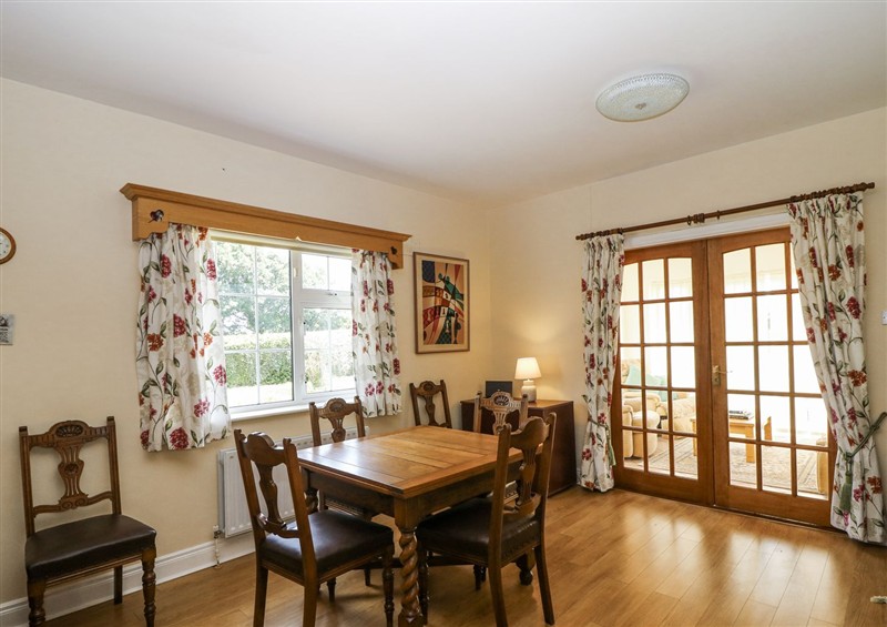 This is the dining room at Knockroe Lodge, Lacken near New Ross