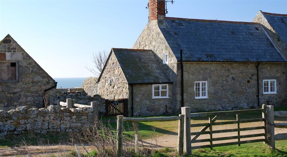The exterior of Knowles Farm Cottage, nr Ventnor, Isle of Wight at Knowles Farm Cottage in Ventnor, Isle Of Wight