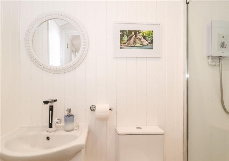 This is the bathroom at Kookaburra, South Gorley near Fordingbridge