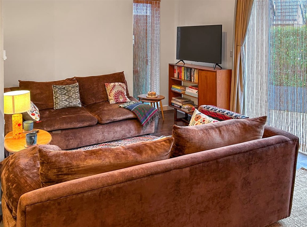 Living area at Kosel Mor in Porthtowan, Cornwall