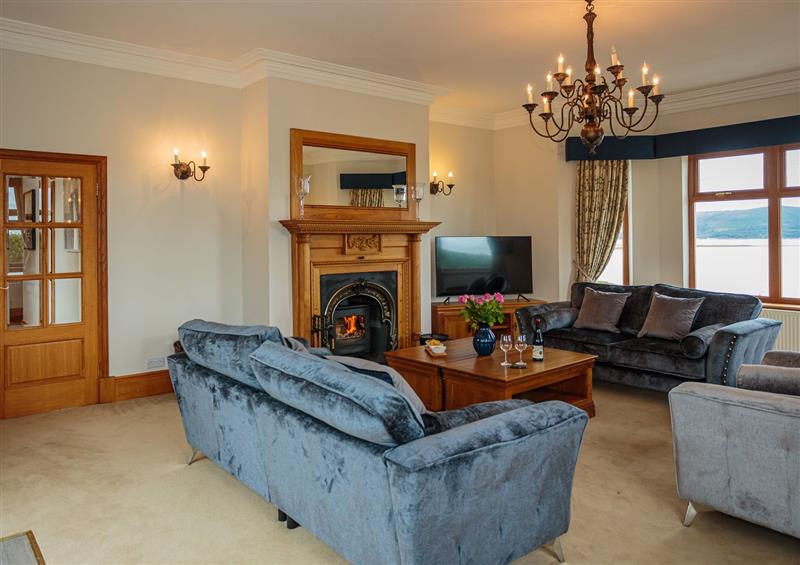 Relax in the living area at Kringlands, Kirkcolm