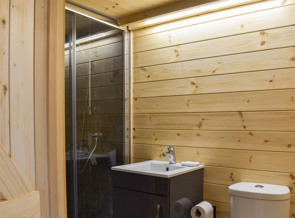 Shower room at Krowji Klys in Camelford, Cornwall