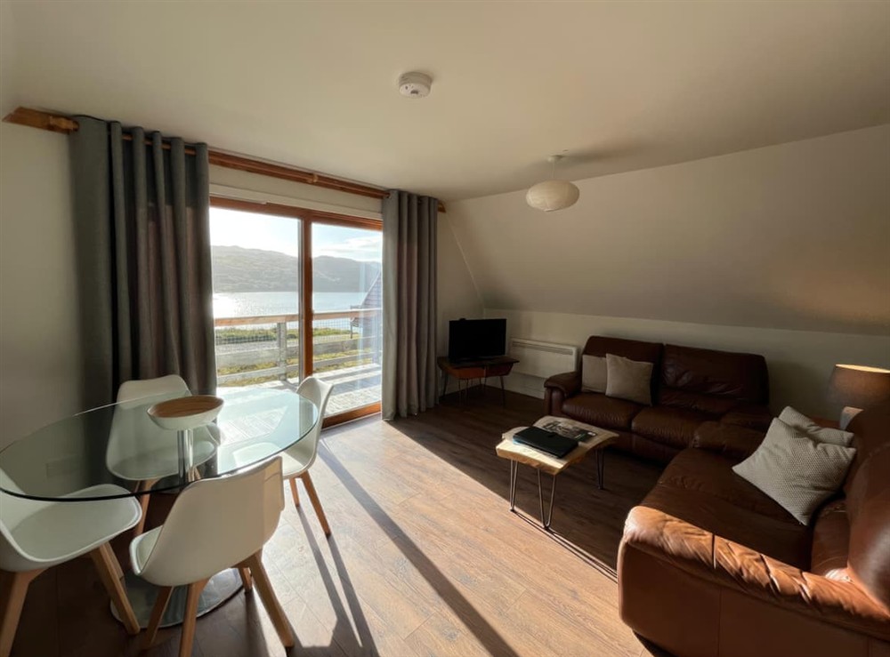 Living area at Glenlude, 