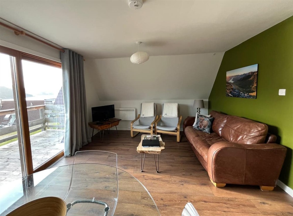 Living area at Knoydart, 