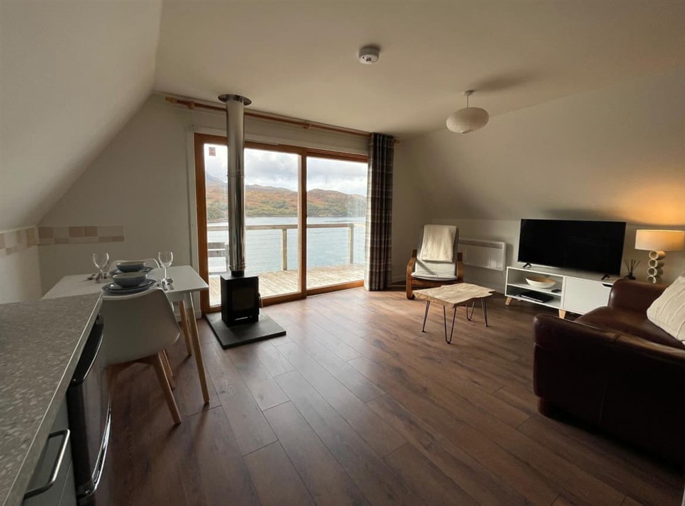 Living area at Quinag, 