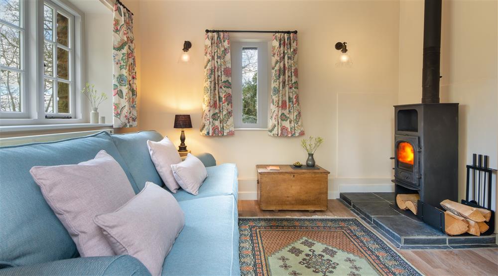 The sitting room at Kymin Stables in Monmouth, Monmouthshire