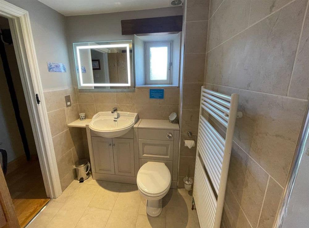 Shower room at La Caleche in Tarlton, Cirencester, Glos., Gloucestershire