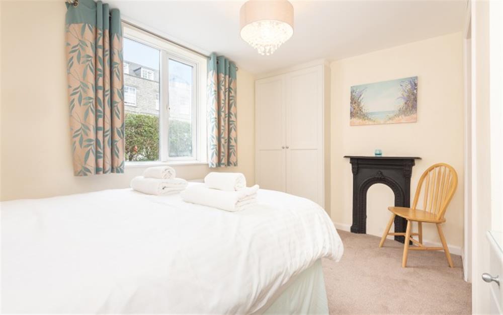 Double bedroom with ensuite at La Casa Apartment in Lyme Regis