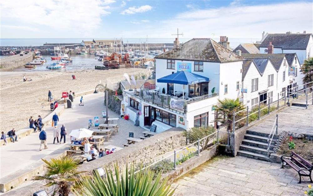 Plenty of Seaside cafe's and pubs at La Casa Apartment in Lyme Regis