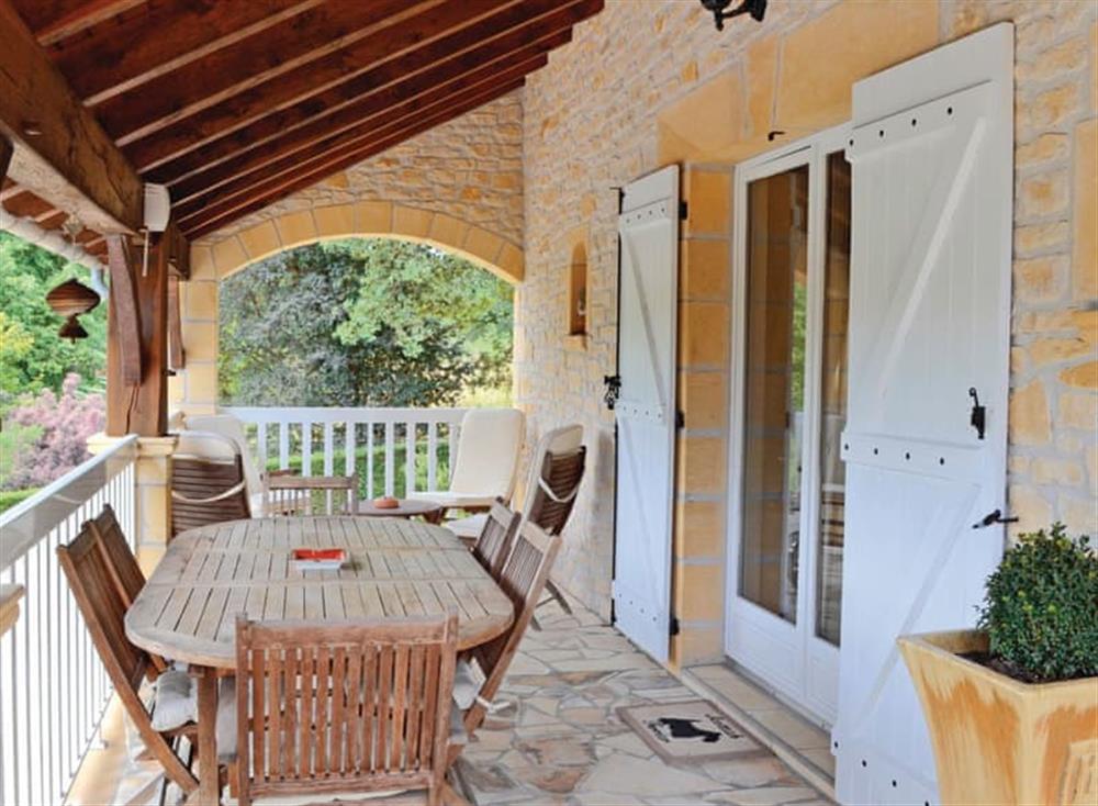 Outdoor area at La Galibe in Le Lardin, Dordogne, France